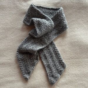 Hand Knit Wool Scarf